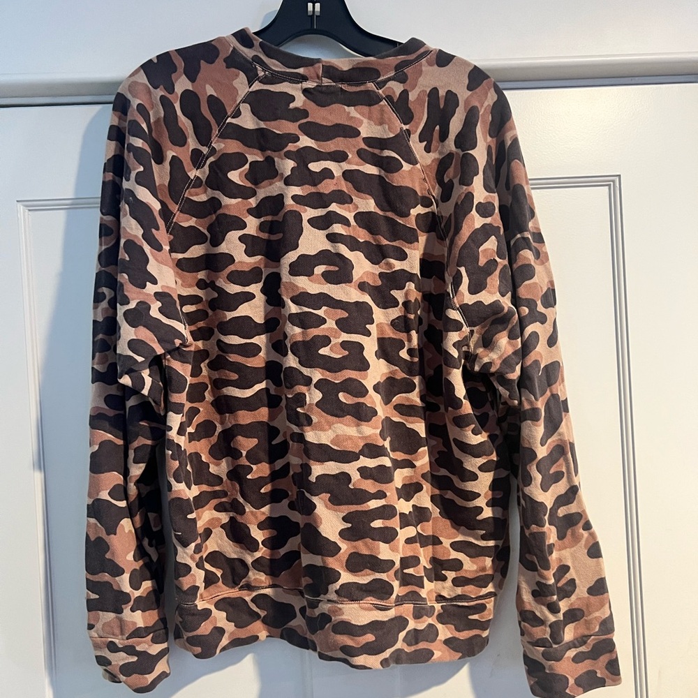 MONROW Animal Camo Print Sweatshirt - XL - Picture 8 of 12